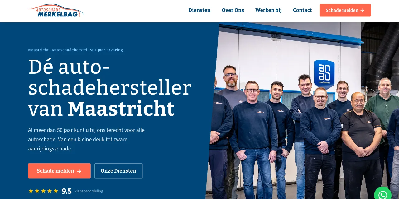 Autoschade Merkelbag cover